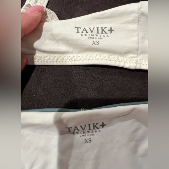 Tavik Colorblock Bralette Swimsuit Bikini Top  & Bottom - Size XSmall - Picture 3 of 3